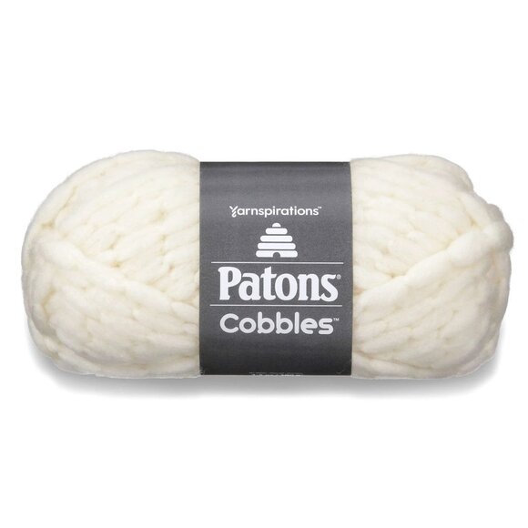 Patons Cobbles Yarn Winter White - Picture 1 of 2